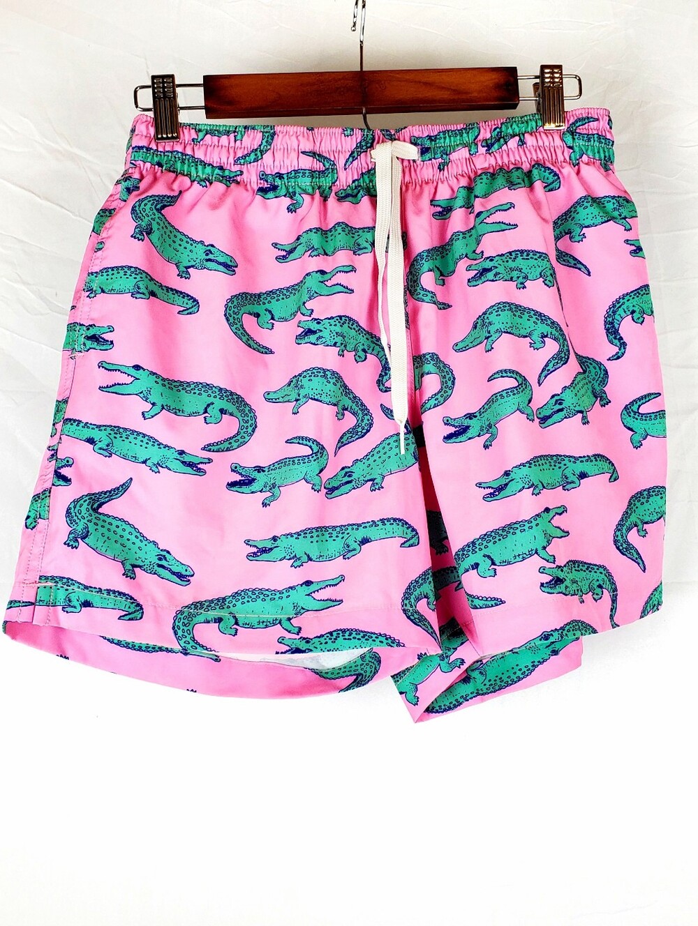 Chubbies Pink Alligator Glades Lined Swim Shorts